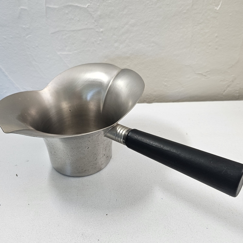 Vintage pewterlite gravy sauce boat F.B. Rogers